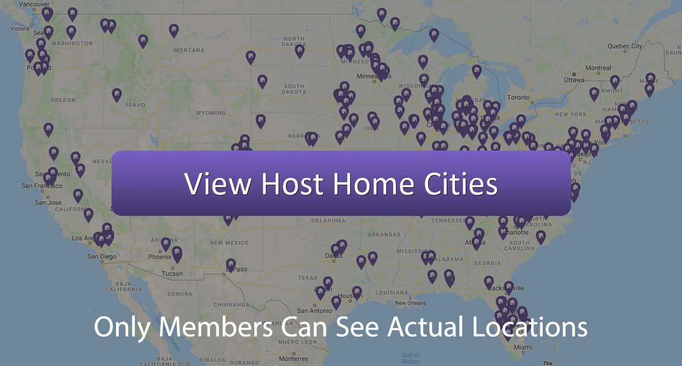 View Host Home Locations